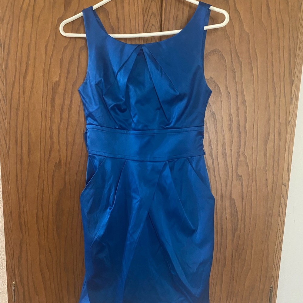 Blue short Formal Dress